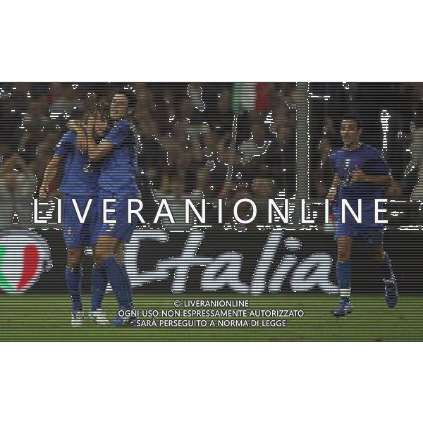 QUALIFICA EUROPEI 2008 ITALIA-GEORGIA NELLA FOTO: ESULTANZA PIRLO DOPO IL GOL PH LUZZANI- AG ALDO LIVERANI