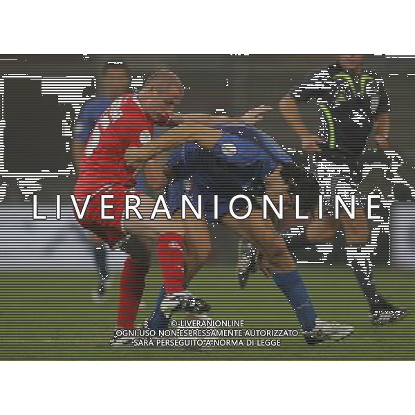 QUALIFICA EUROPEI 2008 ITALIA-GEORGIA NELLA FOTO: ASATIANI E TONI PH LUZZANI- AG ALDO LIVERANI