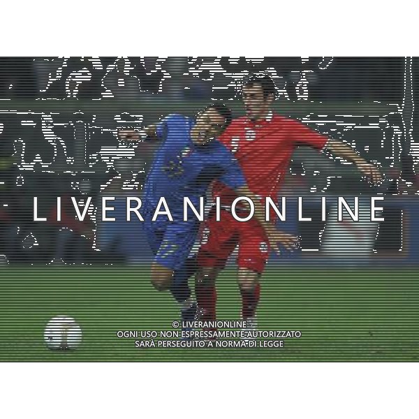 QUALIFICA EUROPEI 2008 ITALIA-GEORGIA NELLA FOTO: QUAGLIARELLA E KVIRKVELIA PH LUZZANI- AG ALDO LIVERANI