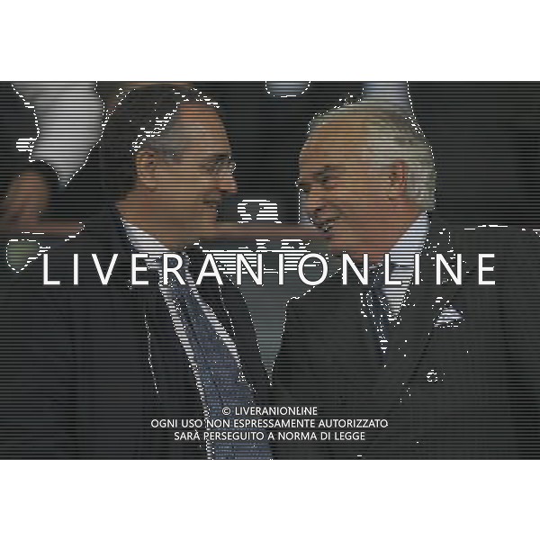 Genova 13-10-2007 qualificazione euro 2008 italia-georgia 2:0 nella foto lotito e garrone ph marco luzzani/ag aldo liverani s.a.s.