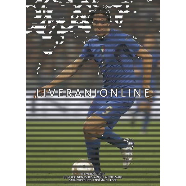 Genova 13-10-2007 qualificazione euro 2008 italia-georgia 2:0 nella foto luca toni ph marco luzzani/ag aldo liverani s.a.s.