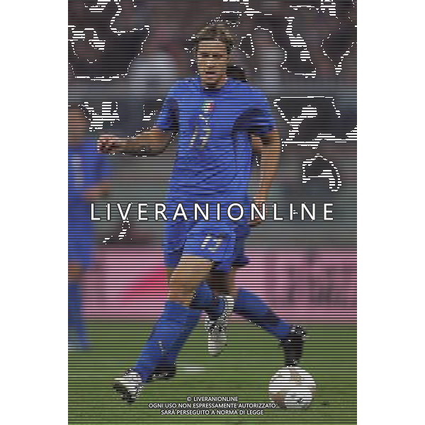 Genova 13-10-2007 qualificazione euro 2008 italia-georgia 2:0 nella foto massimo ambrosini ph marco luzzani/ag aldo liverani s.a.s.