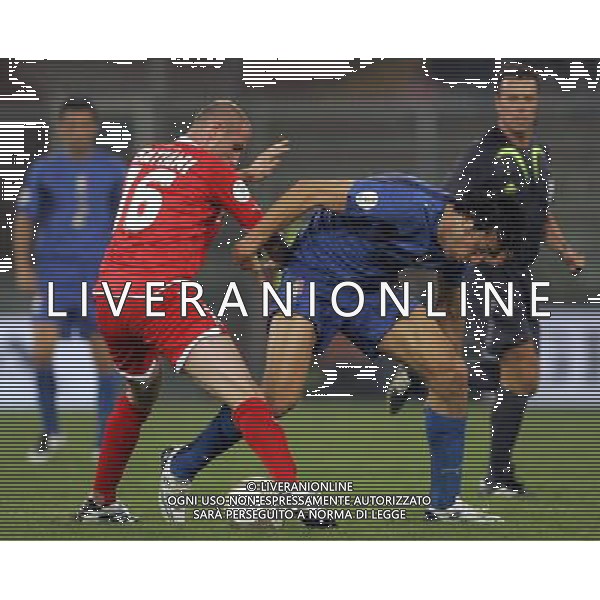 Genova 13-10-2007 qualificazione euro 2008 italia-georgia 2:0 nella foto toni e asatiani ph marco luzzani/ag aldo liverani s.a.s.