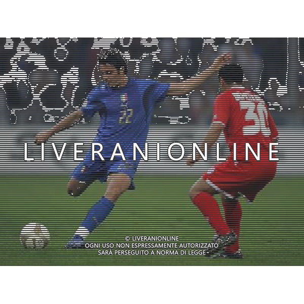 Genova 13-10-2007 qualificazione euro 2008 italia-georgia 2:0 nella foto oddo e demetradze ph marco luzzani/ag aldo liverani s.a.s.