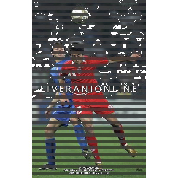 Genova 13-10-2007 qualificazione euro 2008 italia-georgia 2:0 nella foto barzagli e siradze ph marco luzzani/ag aldo liverani s.a.s.