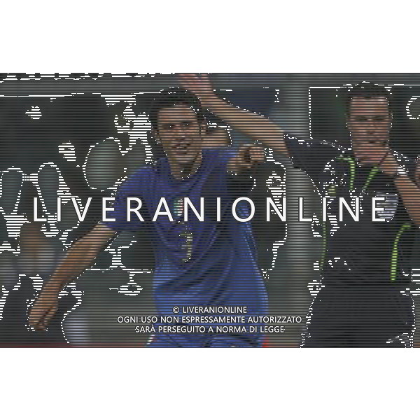 Genova 13-10-2007 qualificazione euro 2008 italia-georgia 2:0 nella foto grosso esulta dopo il gol ph marco luzzani/ag aldo liverani s.a.s.