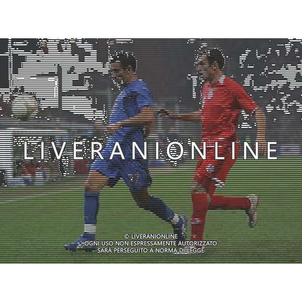 Genova 13-10-2007 qualificazione euro 2008 italia-georgia 2:0 nella foto quagliarella e kvrkvelia ph marco luzzani/ag aldo liverani s.a.s.