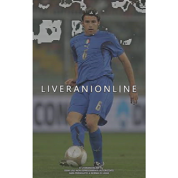 Genova 13 ottobre 2007 Italia-Georgia qualificazioni Euro 2008 nella foto: Barzagli Andrea foto Andry / Ag. Aldo Liverani