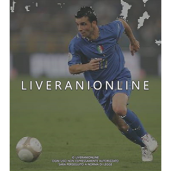 Genova 13 ottobre 2007 Italia-Georgia qualificazioni Euro 2008 nella foto: Di Natale Antonio foto Andry / Ag. Aldo Liverani