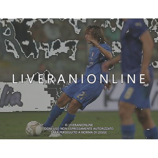 Genova 13 ottobre 2007 Italia-Georgia qualificazioni Euro 2008 nella foto: il gol di Pirlo Andrea foto Andry / Ag. Aldo Liverani
