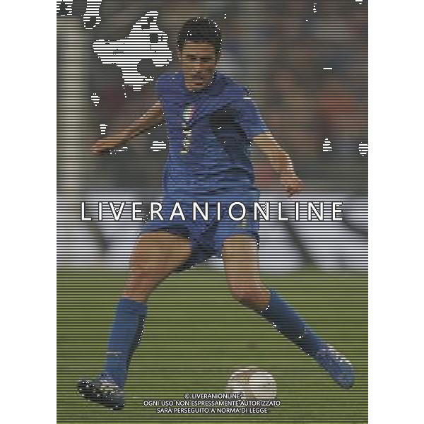 Genova 13 ottobre 2007 Italia-Georgia qualificazioni Euro 2008 nella foto: Grosso Fabio foto Andry / Ag. Aldo Liverani