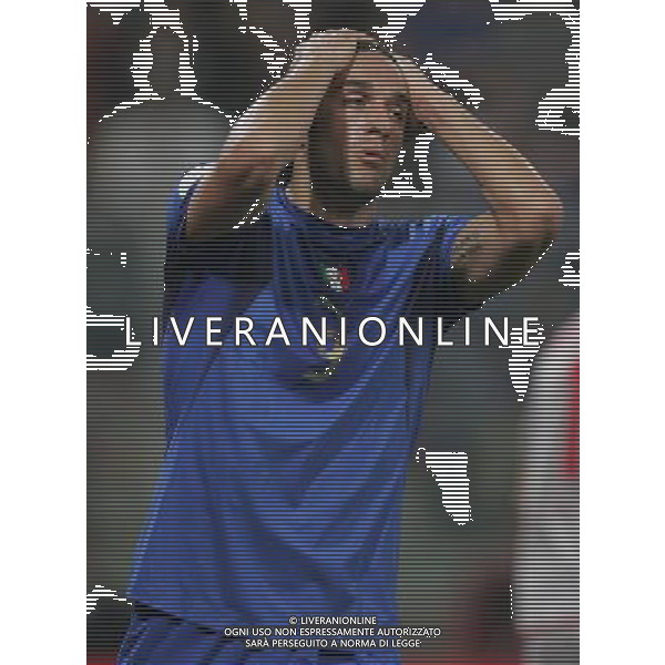 Genova 13 ottobre 2007 Italia-Georgia qualificazioni Euro 2008 nella foto: Toni Luca foto Andry / Ag. Aldo Liverani