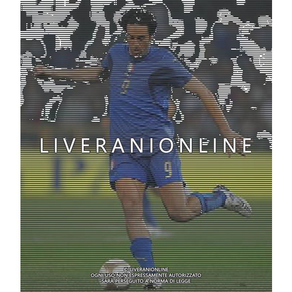 Genova 13 ottobre 2007 Italia-Georgia qualificazioni Euro 2008 nella foto: Toni Luca foto Andry / Ag. Aldo Liverani