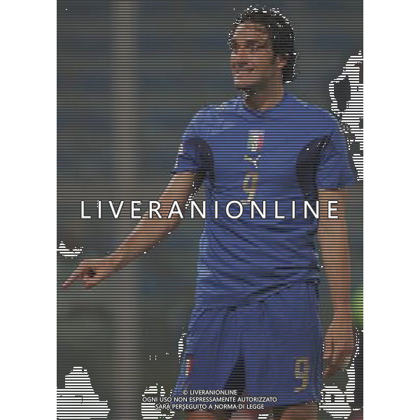 Genova 13 ottobre 2007 Italia-Georgia qualificazioni Euro 2008 nella foto: Toni Luca foto Andry / Ag. Aldo Liverani