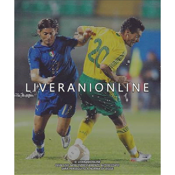 Italia - Sud Africa Amichevole a Siena - 17.10.2007 Nella Foto: Pasquale Foggia Ph.Vitez-Ag. Aldo Liverani Sas