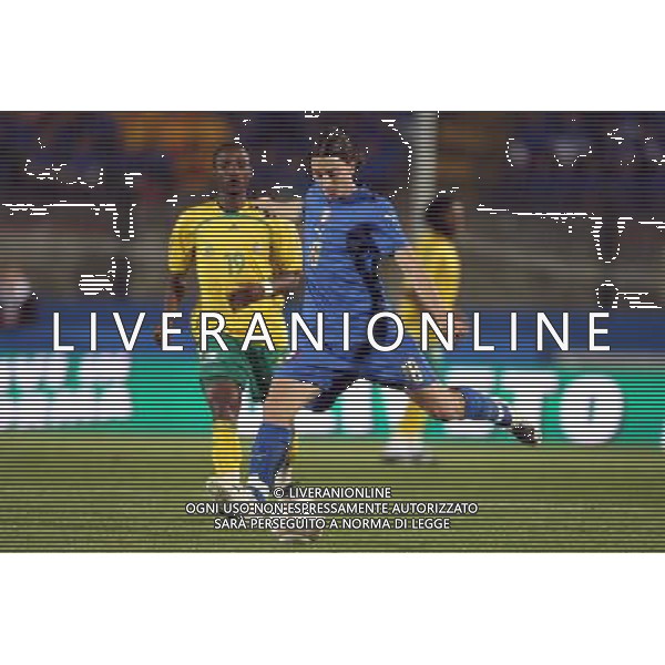 Italia - Sud Africa Amichevole a Siena - 17.10.2007 Nella Foto: Riccardo MONTOLIVO E MODISE Ph. Ag. Aldo Liverani Sas