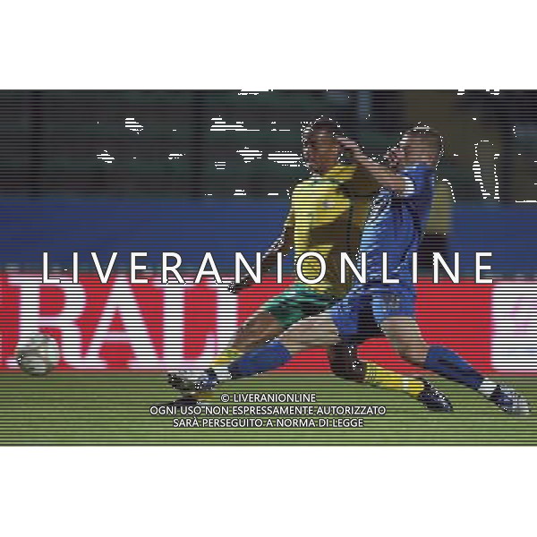 Italia - Sud Africa Amichevole a Siena - 17.10.2007 Nella Foto: NKOSI E DE ROSSI Daniele Ph. Ag. Aldo Liverani Sas