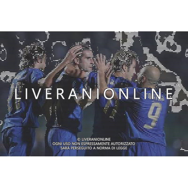 Italia - Sud Africa Amichevole a Siena - 17.10.2007 Nella Foto: ESULTANZA DOPO IL GOL DELL\'1-0 DI CRISTIANO LUCARELLI Ph.Vitez-Ag. Aldo Liverani Sas