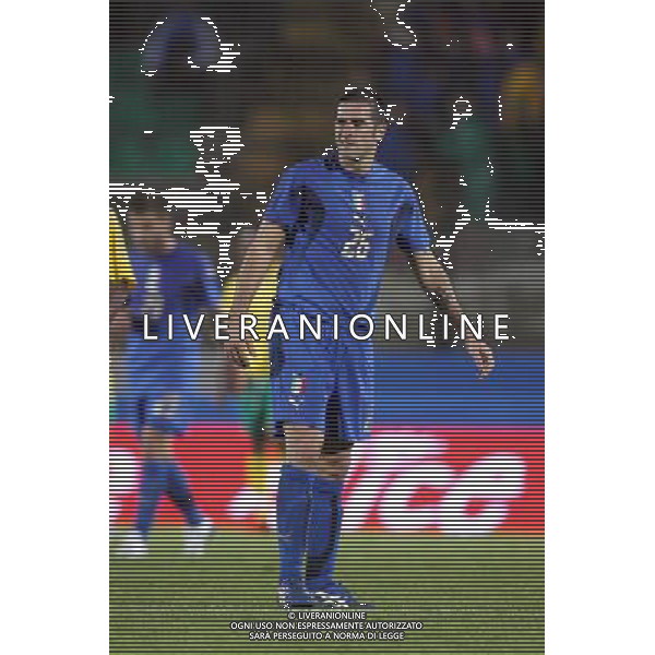 Italia - Sud Africa Amichevole a Siena - 17.10.2007 Nella Foto: OCCHIOLINO DI CRISTIANO LUCARELLI A FINE PARTITA Ph.Vitez-Ag. Aldo Liverani Sas