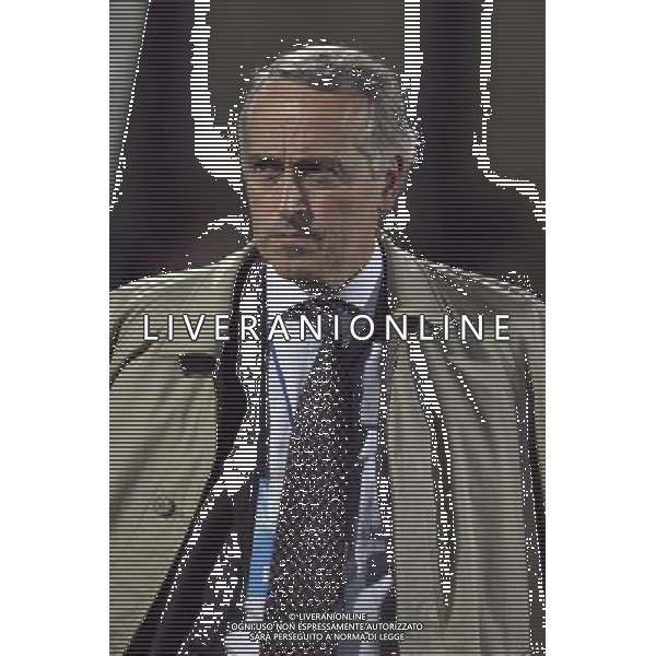 SIENA, 17 OTTOBRE 2007 CALCIO AMICHEVOLE ITALIA SUD AFRICA NELLA FOTO: GIANCARLO ABETE PRESIDENTE DELLA FIGC FOTO AG. A. LIVERANI