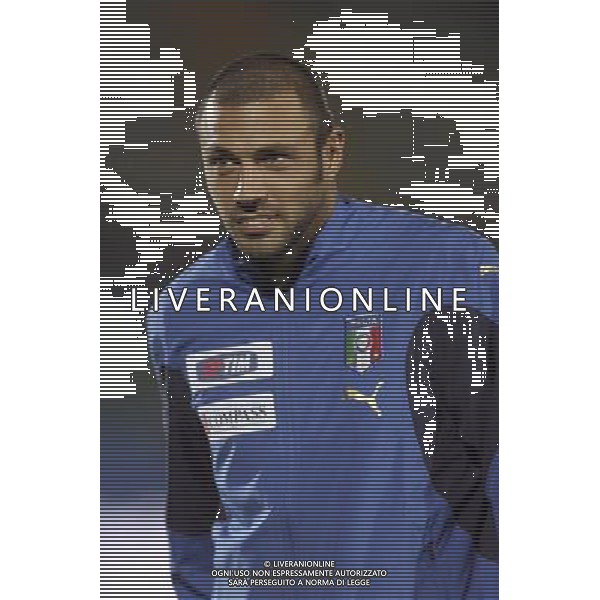 SIENA, 17 OTTOBRE 2007 CALCIO AMICHEVOLE ITALIA SUD AFRICA NELLA FOTO: ANDREA DOSSENA FOTO AG. A. LIVERANI