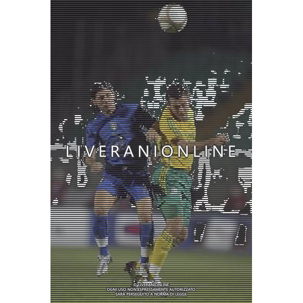 SIENA, 17 OTTOBRE 2007 CALCIO AMICHEVOLE ITALIA SUD AFRICA NELLA FOTO: PASQUALE FOGGIA E BRETT EVANS FOTO AG. A. LIVERANI