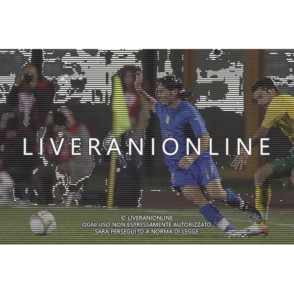 SIENA, 17 OTTOBRE 2007 CALCIO AMICHEVOLE ITALIA SUD AFRICA NELLA FOTO: PASQUALE FOGGIA FOTO AG. A. LIVERANI