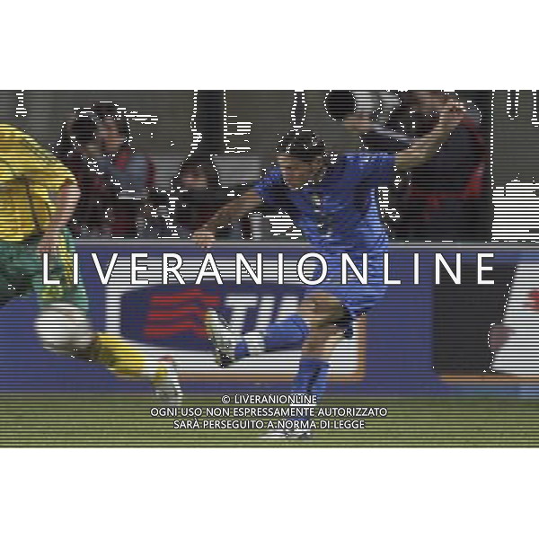 SIENA, 17 OTTOBRE 2007 CALCIO AMICHEVOLE ITALIA SUD AFRICA NELLA FOTO: PASQUALE FOGGIA FOTO AG. A. LIVERANI