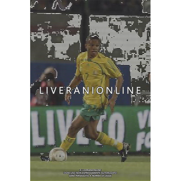 SIENA, 17 OTTOBRE 2007 CALCIO AMICHEVOLE ITALIA SUD AFRICA NELLA FOTO: SIYABONGA NKOSI FOTO AG. A. LIVERANI