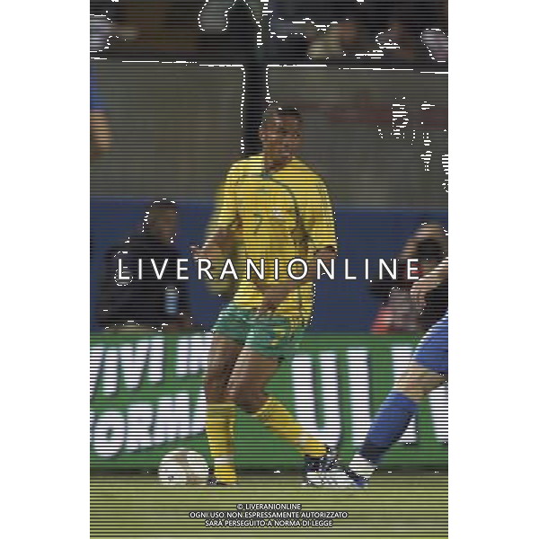 SIENA, 17 OTTOBRE 2007 CALCIO AMICHEVOLE ITALIA SUD AFRICA NELLA FOTO: SIYABONGA NKOSI FOTO AG. A. LIVERANI