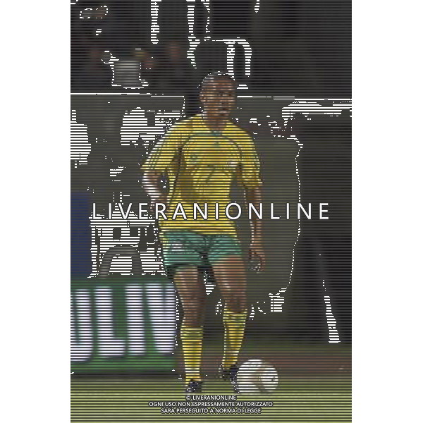 SIENA, 17 OTTOBRE 2007 CALCIO AMICHEVOLE ITALIA SUD AFRICA NELLA FOTO: SIYABONGA NKOSI FOTO AG. A. LIVERANI