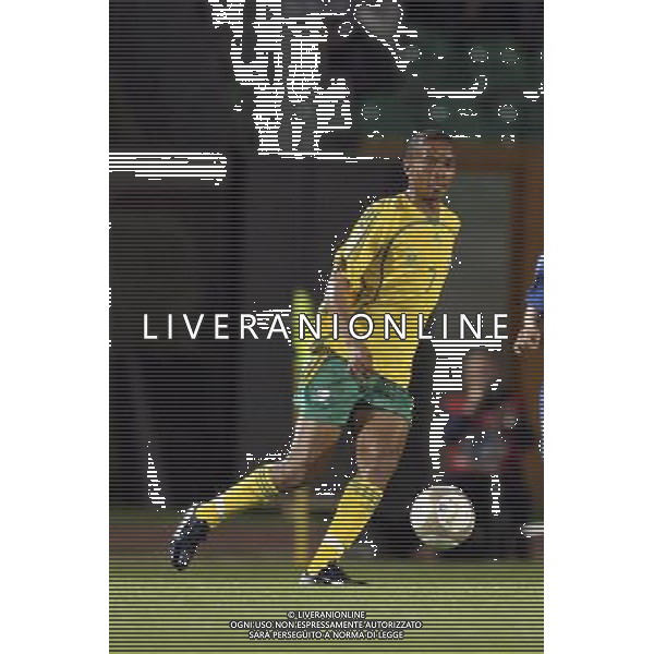 SIENA, 17 OTTOBRE 2007 CALCIO AMICHEVOLE ITALIA SUD AFRICA NELLA FOTO: SIYABONGA NKOSI FOTO AG. A. LIVERANI