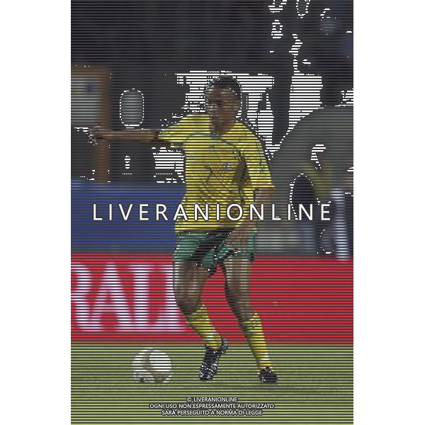 SIENA, 17 OTTOBRE 2007 CALCIO AMICHEVOLE ITALIA SUD AFRICA NELLA FOTO: SIYABONGA NKOSI FOTO AG. A. LIVERANI