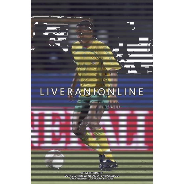 SIENA, 17 OTTOBRE 2007 CALCIO AMICHEVOLE ITALIA SUD AFRICA NELLA FOTO: SIYABONGA NKOSI FOTO AG. A. LIVERANI