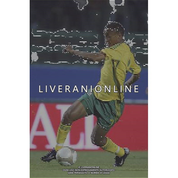 SIENA, 17 OTTOBRE 2007 CALCIO AMICHEVOLE ITALIA SUD AFRICA NELLA FOTO: SIYABONGA NKOSI FOTO AG. A. LIVERANI