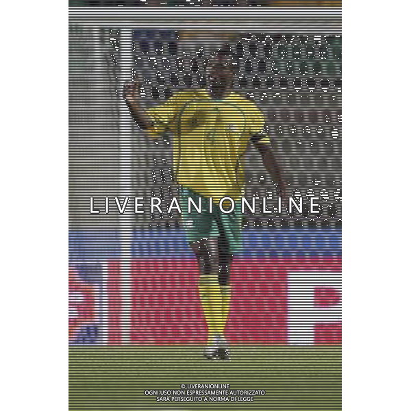 SIENA, 17 OTTOBRE 2007 CALCIO AMICHEVOLE ITALIA SUD AFRICA NELLA FOTO: AARON MOKOENA FOTO AG. A. LIVERANI