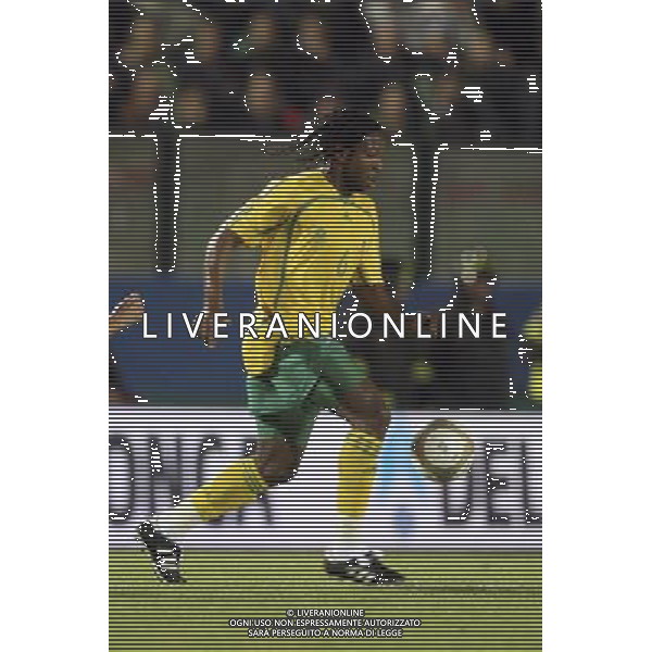 SIENA, 17 OTTOBRE 2007 CALCIO AMICHEVOLE ITALIA SUD AFRICA NELLA FOTO: MACBETH SIBAYA FOTO AG. A. LIVERANI