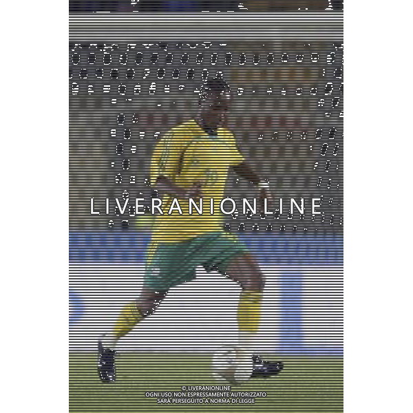 SIENA, 17 OTTOBRE 2007 CALCIO AMICHEVOLE ITALIA SUD AFRICA NELLA FOTO: TEKO MODISE FOTO AG. A. LIVERANI