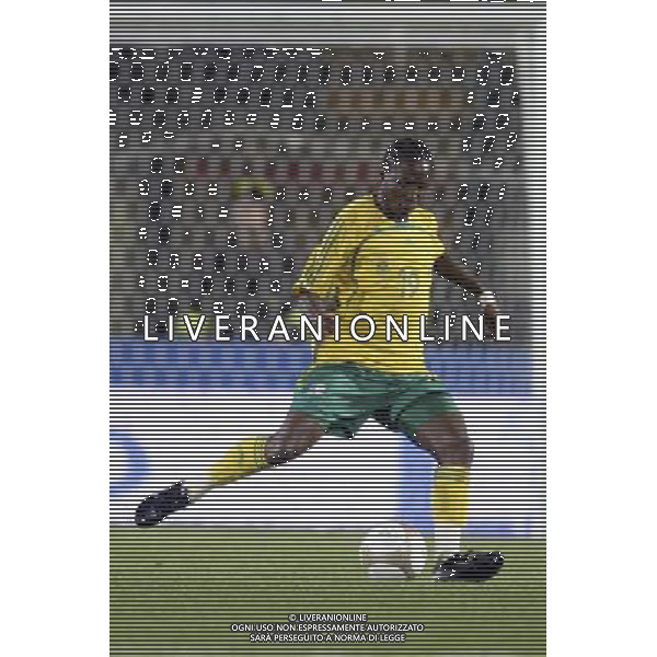 SIENA, 17 OTTOBRE 2007 CALCIO AMICHEVOLE ITALIA SUD AFRICA NELLA FOTO: TEKO MODISE FOTO AG. A. LIVERANI