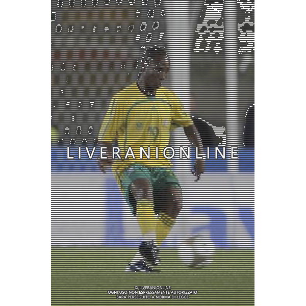 SIENA, 17 OTTOBRE 2007 CALCIO AMICHEVOLE ITALIA SUD AFRICA NELLA FOTO: TEKO MODISE FOTO AG. A. LIVERANI