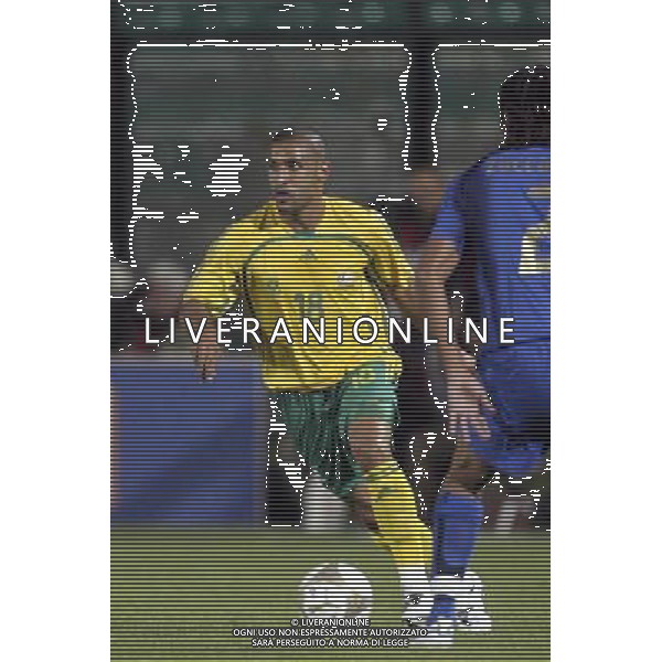 SIENA, 17 OTTOBRE 2007 CALCIO AMICHEVOLE ITALIA SUD AFRICA NELLA FOTO: DELRON BUCKLEY FOTO AG. A. LIVERANI