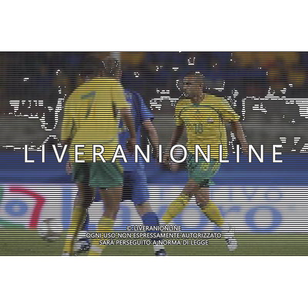 SIENA, 17 OTTOBRE 2007 CALCIO AMICHEVOLE ITALIA SUD AFRICA NELLA FOTO: DELRON BUCKLEY FOTO AG. A. LIVERANI