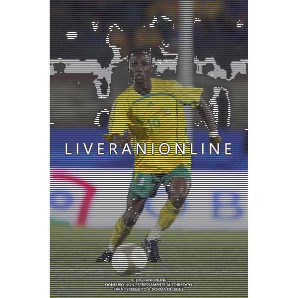 SIENA, 17 OTTOBRE 2007 CALCIO AMICHEVOLE ITALIA SUD AFRICA NELLA FOTO: TEKO MODISE FOTO AG. A. LIVERANI