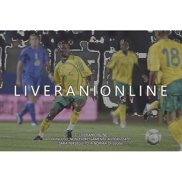 SIENA, 17 OTTOBRE 2007 CALCIO AMICHEVOLE ITALIA SUD AFRICA NELLA FOTO: TEKO MODISE FOTO AG. A. LIVERANI