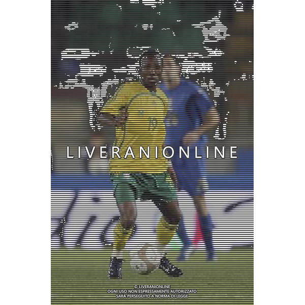 SIENA, 17 OTTOBRE 2007 CALCIO AMICHEVOLE ITALIA SUD AFRICA NELLA FOTO: TEKO MODISE FOTO AG. A. LIVERANI