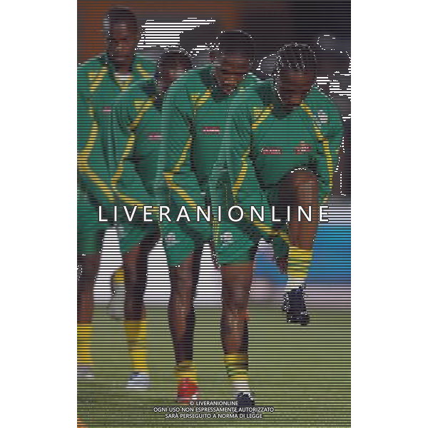 Amichevole Siena - 17.10.2007 Italia-Sud Africa Nella Foto: RISCALDAMENTO SUD AFRICA \Ph.Vitez-Ag. Aldo Liverani