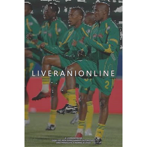 Amichevole Siena - 17.10.2007 Italia-Sud Africa Nella Foto: RISCALDAMENTO SUD AFRICA \Ph.Vitez-Ag. Aldo Liverani