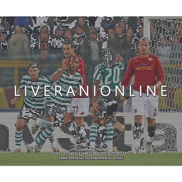 Roma - Stadio Olimpico - 23 / 10 / 2007 - Uefa Champions League 2007/2008 - fase a gironi 3a giornata Gruppo F - Roma Vs Sporting Lisbona (0-0) - nella foto: L\'esultanza di Liedson dopo il pareggio ph Corradetti / ag. Aldo Liverani