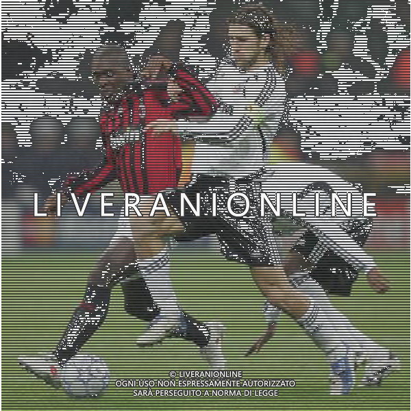 Milan - Shakhtar Donetsk Champions League 24/10/2007 nella foto clarence seedorf e chygrynskiy ph andry/Ag. Aldo Lliverani SAS