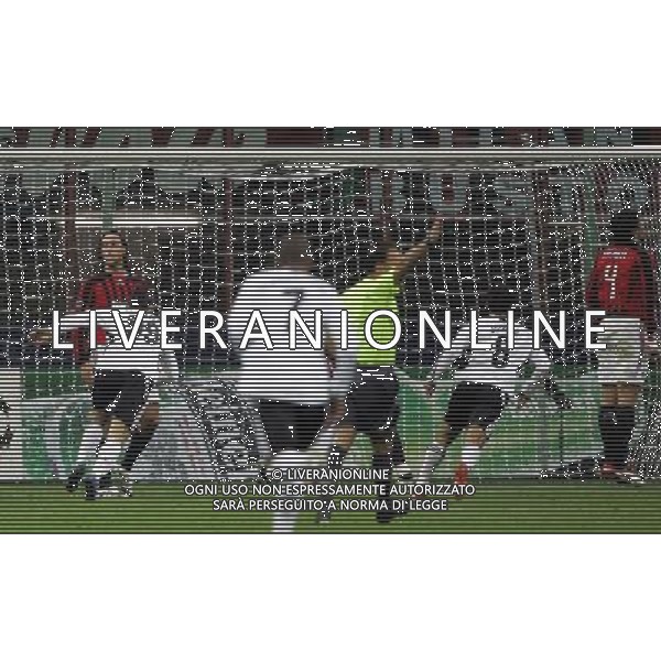 Milan - Shakhtar Donetsk Champions League 24/10/2007 nella foto il gol di cristiano lucarelli del 2-1 ph luzzani/Ag. Aldo Lliverani SAS
